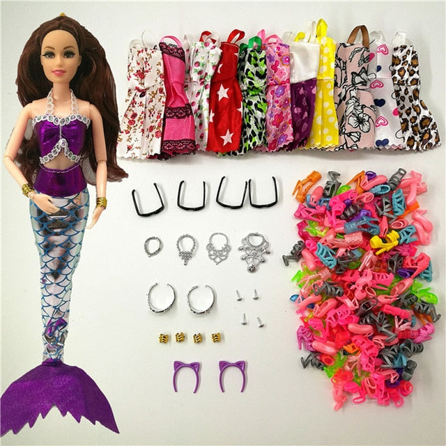 Mermaid Barbie Includes 33 pieces