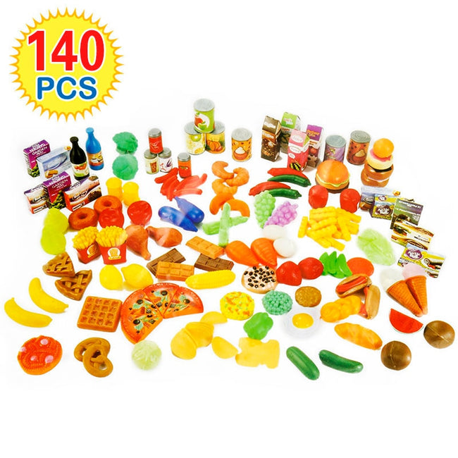140Pcs Cutting Fruits & Vegetables