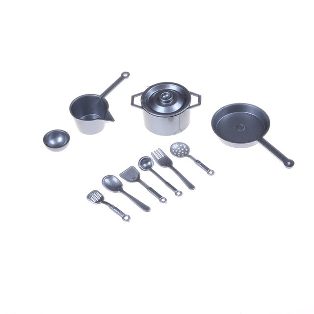 Silver and Gold Cookware Set
