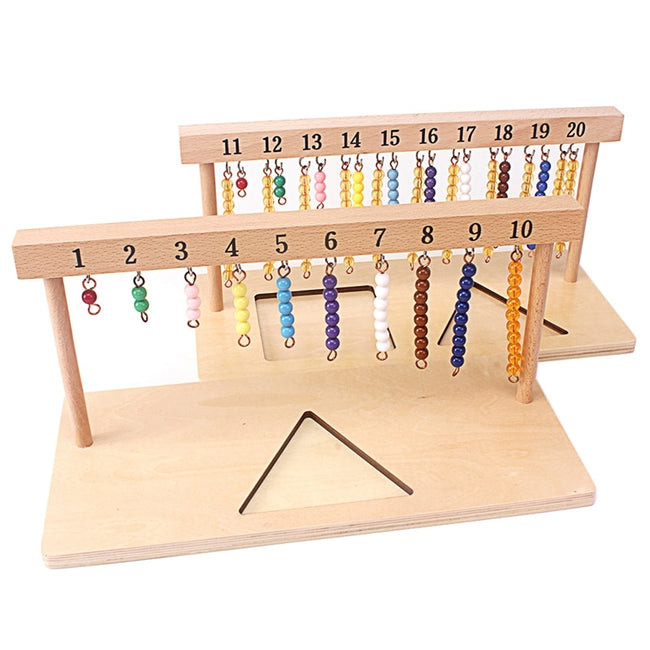 Montessori Math Counting with Beads | Beads Math Games 