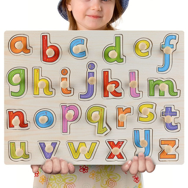 Montessori Knob Puzzle | Learn & Play