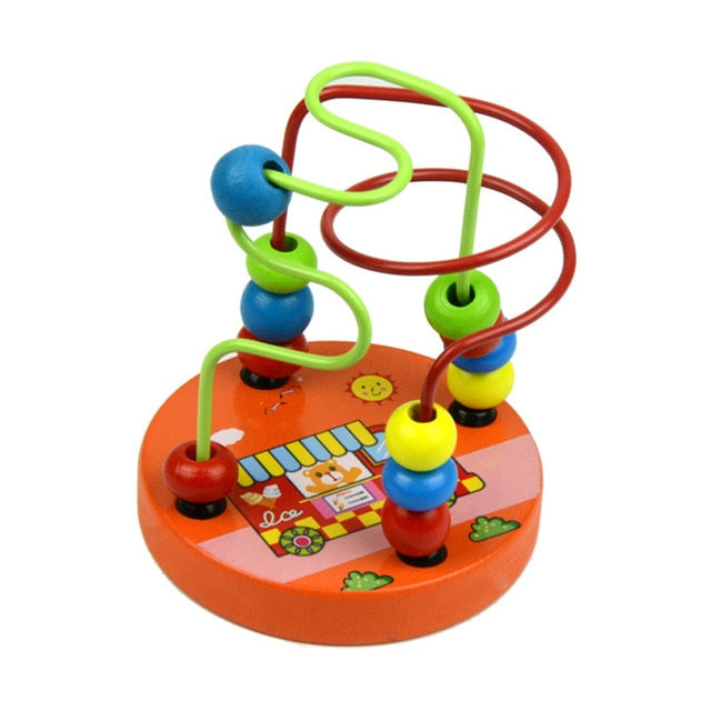 Montessori Wooden Wire Maze Roller Coaster | Educational Wood Puzzles