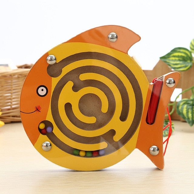 Montessori Magnetic Maze | Montessori Children Magnetic Maze Toy