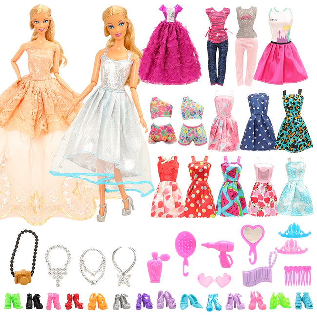 Fashion Doll Closet including 73 Pieces For Barbie