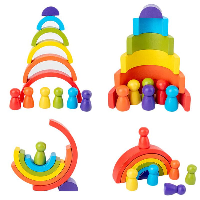 Montessori Balanced Rainbow | Learn & Play 