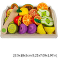 Cutting Fruit Vegetable Set Montessori | Learn & Play