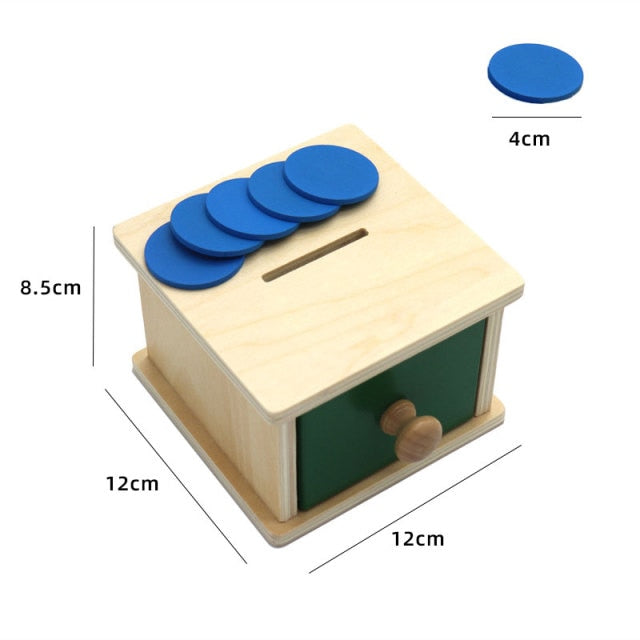 Montessori Coin Box | Montessori Toys | Preschool practical life toys 